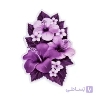 فرش سه بعدی زرباف طرح ارکیده