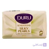 صابون بارایحه گل سوسن و پنبه دانه دورو 90 گرمی ا -