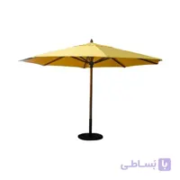 چتر هشت ضلعی بدنه چوب صبا پلاستیک قطر 4 مدل 1002