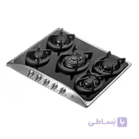 اجاق گاز استیل و شیشه اخوان مدل G68 -پرداخت در محل