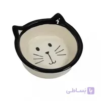 ظرف سرامیکی آب و غذای سگ و گربه کد CM