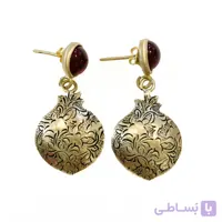 گوشواره برنجی دست ساز طرح انار مدل 27004