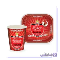 بشقاب و لیوان پرسپولیس