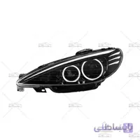 چراغ جلو اسپرت پژو 206 طرح BMW