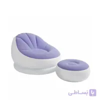 68572 مبل زیرپایی دار آبی