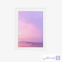 تابلو مدرن آسمان صورتی