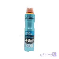 اسپری ضد تعریق مردانه لورال سری Men Expert مدل cool power حجم 250 میل
