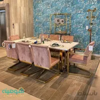 میز ناهارخوری استیل مدل آرامیس