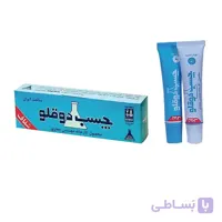 چسب دوقلو غفاری شفاف 20 گرمی