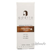 کرم ضد آفتاب فاقد چربی SPF50+ ادلیو Adelio
