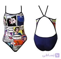 مایوی شنای زنانه توربو Comic Thin Strap ا Turbo women swimsuit Comic Thin Strap