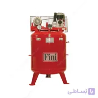 کمپرسور باد فینی ایستاده 350 لیتری 10 بار 3 اسب 2 سیلندر تک فاز مدل Fini VMK113