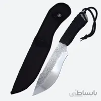 چاقو شکاری طعبیت گردی دسته کناف + غلاف رایگان