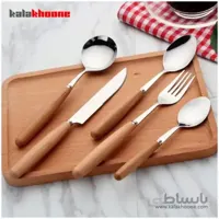 قاشق چنگال و کارد چوبی