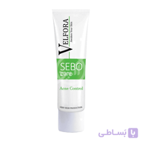 کرم ضد جوش و آکنه ولفورا ا Velfora sebo care acne control cream