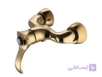 شیرآلات درخشان مدل رزکات (طلایی مات*توالت (آفتابه))