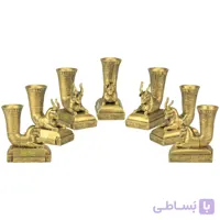 مجموعه ظروف هفت سین 7 پارچه تندیس و پیکره شهریار طرح ریتون عقاب کد HS160