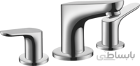 شیر روشویی سه تکه (اردکی) هانس گروهه مدل Focus کد KH1008 ا Hansgrohe Focus washbasin mixer