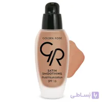 کرم پودر ساتین گلدن رز شماره 28 ا Golden Rose Satin Smoothing Fluid Foundation No. 28