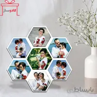 ساعت دیواری هگزاگونال
