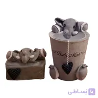 سطل و جای دستمال مدل فیل هورتون