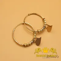 گوشواره حلقه ای قلب