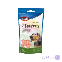 تشویقی سگ تریکسی با طعم مرغ و بره Trixie Flowers Poultry & Lamb وزن 75 گرم