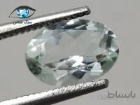 آکوامارین آبی کمرنگ طبیعی 1.64 قیراط
