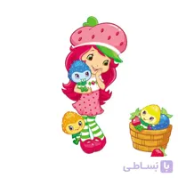 استیکر کودک جیک جیک مدل توت فرنگی