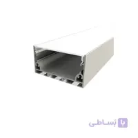 پروفیل آلومینیومی نور خطی 5 سانتی بدون لبه 1-5-905 کد L50 نقره ای (شاخه 3 متری)