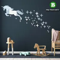 آینه دکوراتیو اسب و ستاره