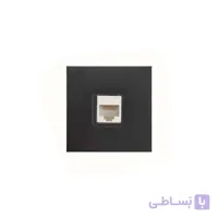 صفحه پریز شبکه مدل آذین مشکی پارت الکتریک