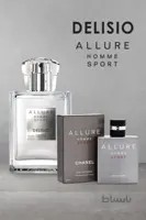 ادو پرفیوم مردانه دلیسیو Delisio مدل ALLURE HOMME SPORT