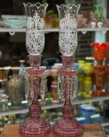 شمعدان چشم بلبلی صورتی کم یاب