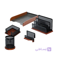 ست رومیزی چوب توری 7 تیکه