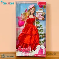 عروسک باربی با لباس قرمز کدba104
