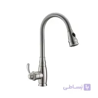 شیر سینک گوشی دار بلند موست مدل کهلر نیکل مات