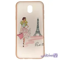 کاور گوشی سامسونگ J7 pro طرح پاریس گرل برند Vip Design