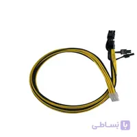 کابل برق کارت گرافیک 6 پین به 8 پین مدل 5G طول 0.5 متر