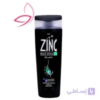 شامپو زینک مشکی مدل Black Shine حجم ۳۰۰ میلی لیتر