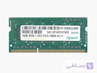 رم لپ تاپ اپیسر مدل DDR3 PC3-12800S ظرفیت 4 گیگابایت