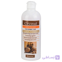 شامپو مو کریستال حاوی گردو مخصوص موهای معمولی حجم 400 میل ا Crystal Hair Shampoo With Walnut For Normal Hair 400ml
