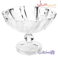 آجیل خوری پایه دار کریستال ایرنا طرح پراگ