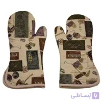 دستکش فر رزین تاژ طرح نخ سوزن چاپی