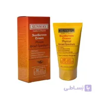 کرم ضدآفتاب رنگی فیزیکال spf 50 سان وی 40 میلی لیتر