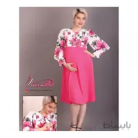 پیراهن بارداری مجلسی سرخابی مدل گلوریا آناندا Ananda