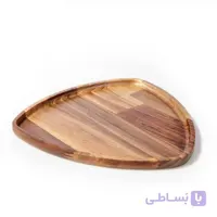 بشقاب مثلث چوبی آماهوم سایز 25