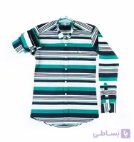 پیراهن مردانه طرح لاکوست راه راه P1005