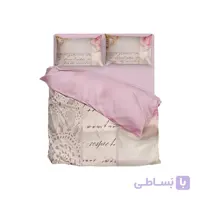 ست لحاف تک نفره ۴ تکه سه بعدی king size-طرح ORLA ROSE