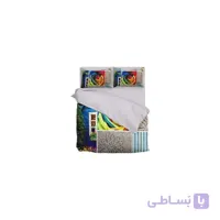ست لحاف تکنفره ۴تکه سه بعدی king size-طرح COLORS ROSE